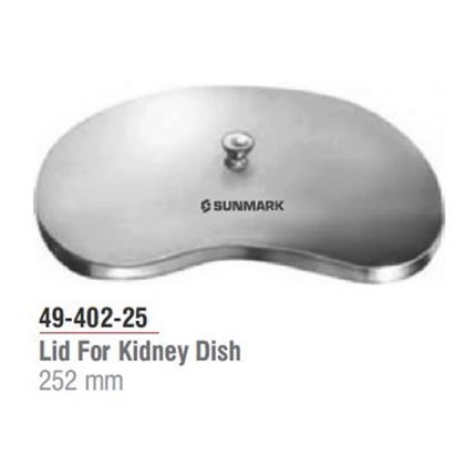 Lid for Kidney Dish Stainless Steel for Medical Use