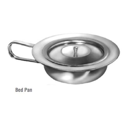 Bed Pan Ø 235 mm Stainless Steel for Patient Care