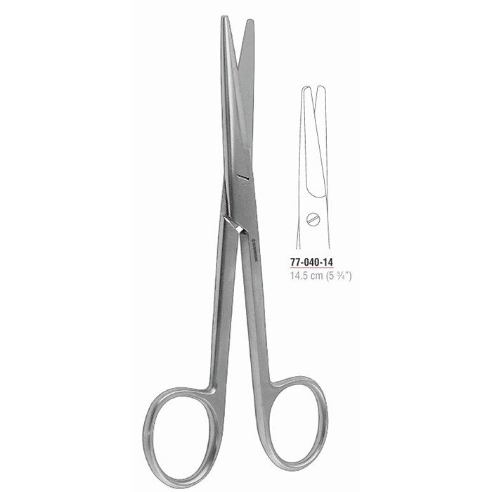 Mayo Dissecting Scissor Straight 14.5 cm stainless steel surgical instrument