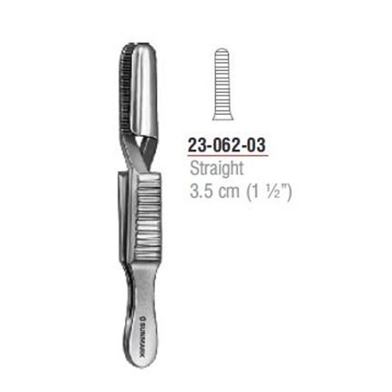 Dieffenbach Bulldog Clamp Straight 3.5 cm – 1 1/2" Stainless Steel