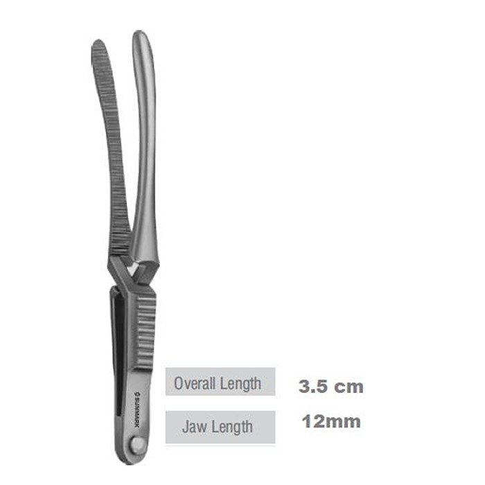 John-Hopkins Bulldog Clamp 3.5 cm – 1 1/2" Stainless Steel