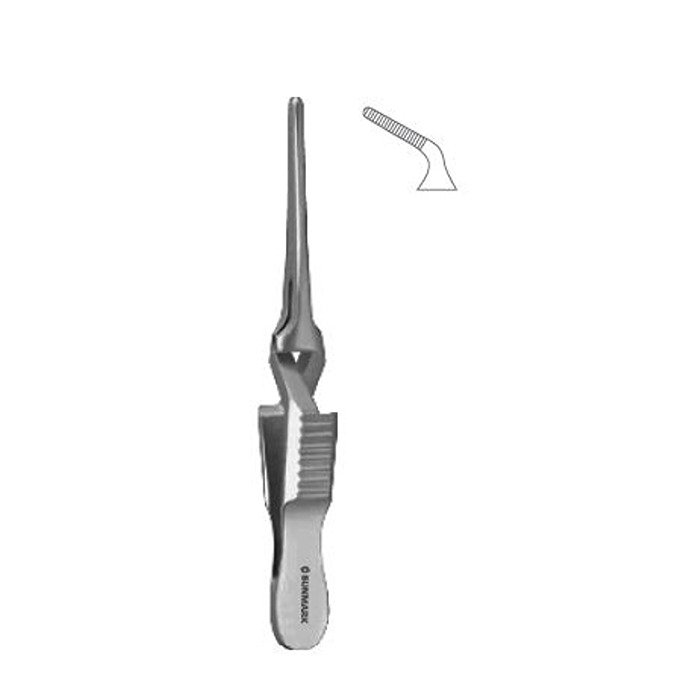 Diethrich Bulldog Clamp Angled 40 mm Jaw Length 8 mm Stainless Steel