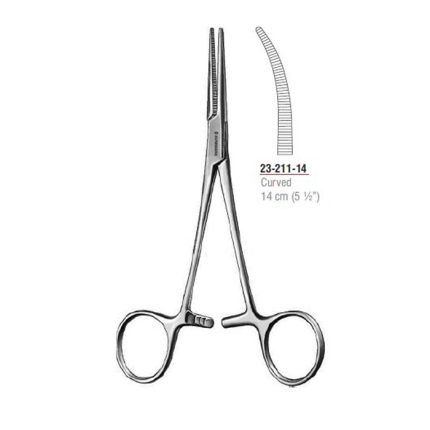 Crile Haemostatic Forcep Curved 14 cm - 5 1/2" Stainless Steel