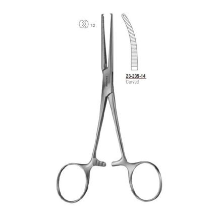 Rochester-Ochsner Haemostatic Forcep Curved 14 cm - 5 1/2" Stainless Steel