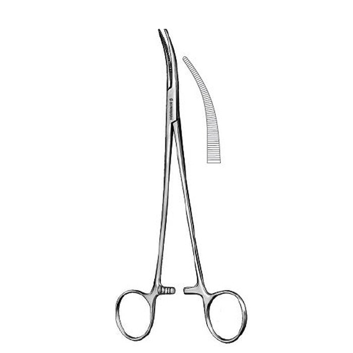Martin-Fuchsig Haemostatic Forcep Curved 20.5 cm - 8" Stainless Steel