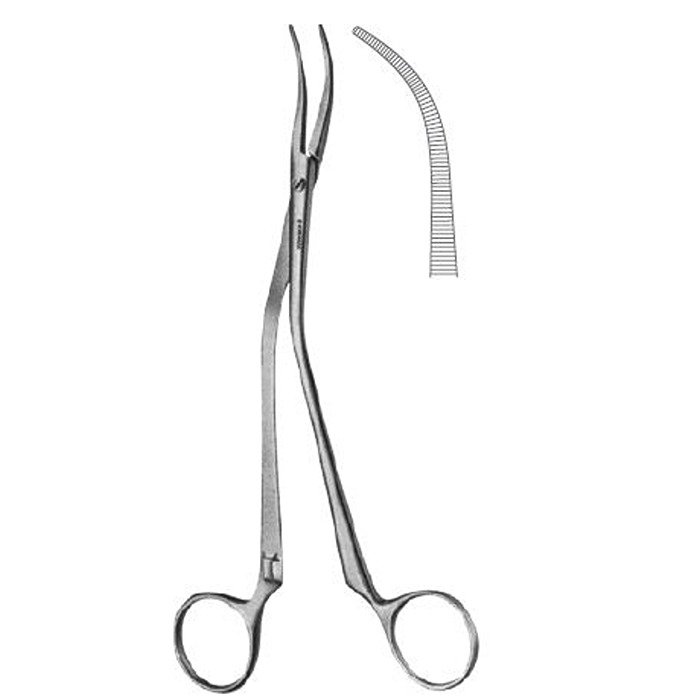 Wilson Haemostatic Forcep Curved 19 cm - 7 1/2" Stainless Steel