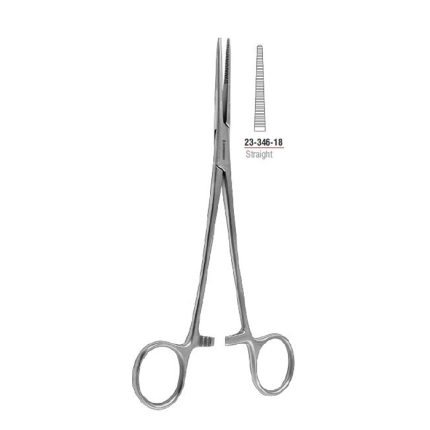 Birkett Haemostatic Forcep Straight 18.5 cm - 7 1/4" Stainless Steel
