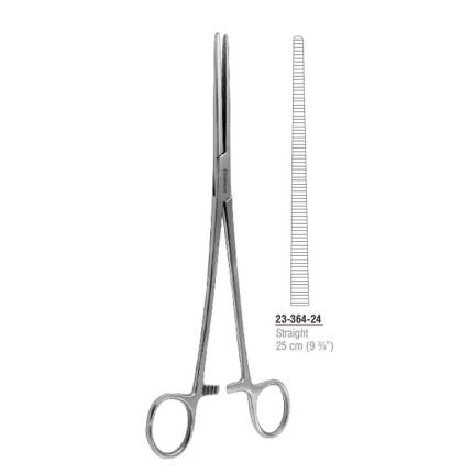 Sarot Haemostatic Forcep Straight 25 cm - 9 3/4" Stainless Steel