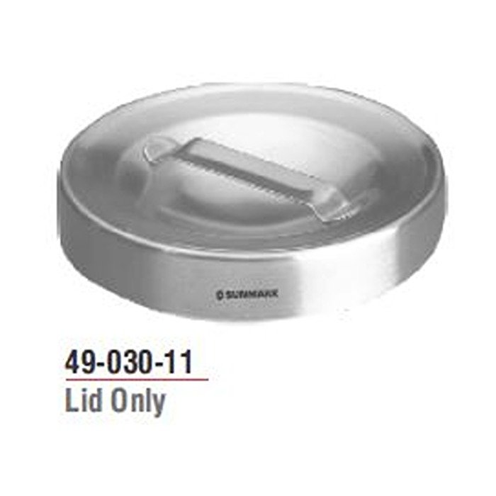 Stainless steel lid for mixing bowl