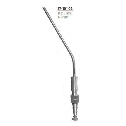 Frazier Suction Tube stainless steel surgical instruments, Charr. sizes 6–15, 19.5 cm length, diameters from 2.0 to 5.0 mm Ø