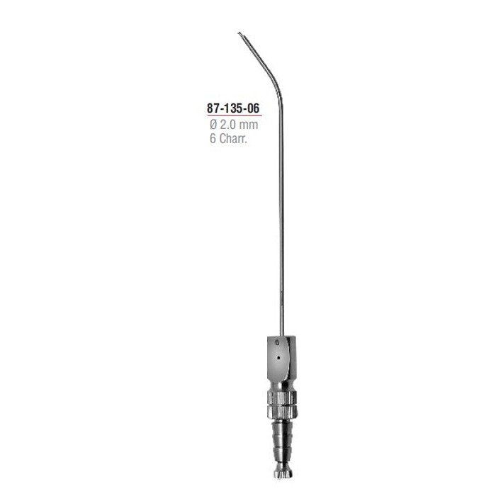 Plester Suction Tube 6 Charr. 2.0 mm Ø Stainless Steel
