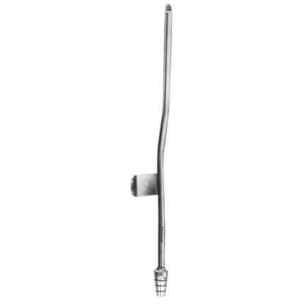 4.0 mm Width – Suction Raspatory Sharp 4.0 mm – bayonet-shaped stainless steel surgical instrument.