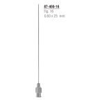Fig. 16 Ø 0.60 x 25 mm – Hypodermic Needle Fig. 16 – stainless steel for injection and aspiration.