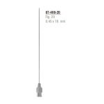Fig. 20 Ø 0.45 x 18 mm – Hypodermic Needle Fig. 20 – stainless steel for injection and aspiration.