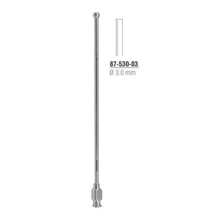 Schmid Vessel Irrigation Cannula Malleable Luer Lock – 15 cm, 3.0 mm Ø Stainless Steel
