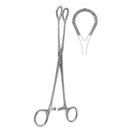 Atrauma Organ Grasping / Haemorrhoidal Forcep 26 cm stainless steel