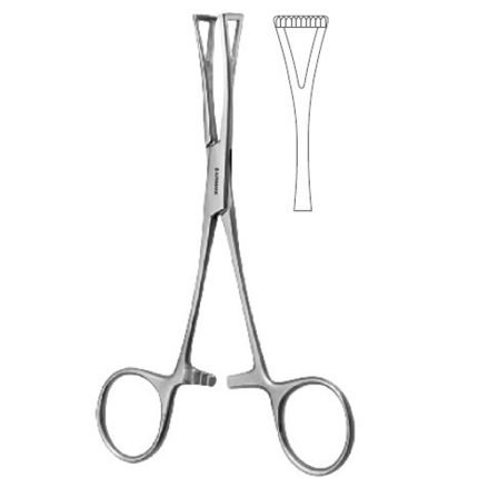Collin organ grasping forcep 14 cm stainless steel.