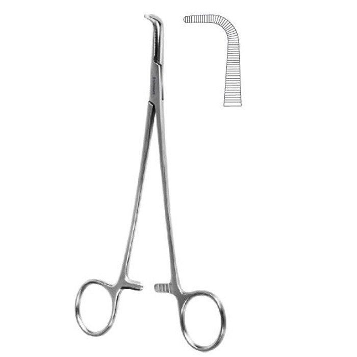 Meeker Dissecting and Ligature Forcep Right Angled 28 cm – stainless steel.