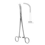 Rumel Dissecting and Ligature Forcep Strongly Curved 23.5 cm - 9 1/4" Stainless Steel