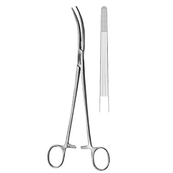 Kieback Dissecting and Ligature Forcep Curved 23.5 cm - 9 1/4" Stainless Steel
