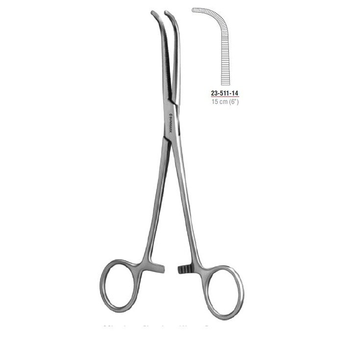 23-511-14 O'Shaugnessy Dissecting and Ligature Forcep Curved 15 cm - 6" Stainless Steel