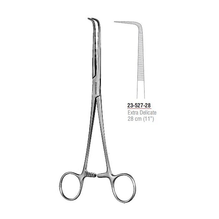 23-527-28 Barre dissecting and ligature forcep extra delicate 28 cm stainless steel