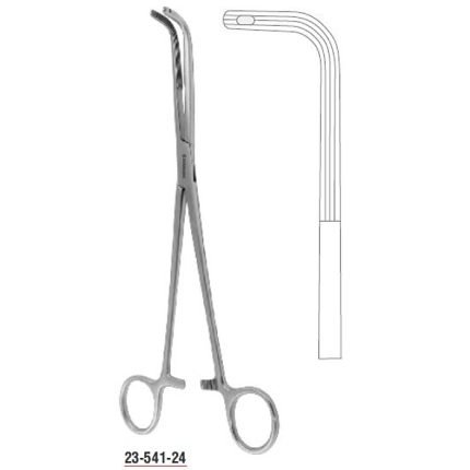 Finochietto dissecting and ligature forcep right angled 24 cm stainless steel.