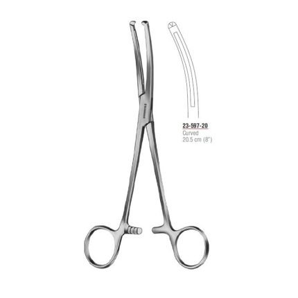 Maingot Hysterectomy Forcep Curved 20.5 cm - 8" Stainless Steel