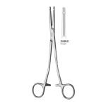 Heaney-Ballentine Hysterectomy Forcep Straight 21.5 cm stainless steel surgical instrument.