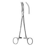 Heaney Hysterectomy Forcep Curved 1 Tooth 24 cm stainless steel medical forcep.