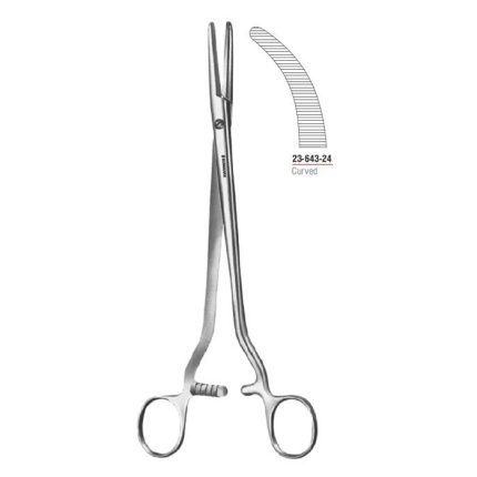 Segond Hysterectomy Forcep Curved – precision gynecological clamp.