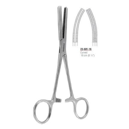 Fergusson Angiotribe curved 16 cm stainless steel.