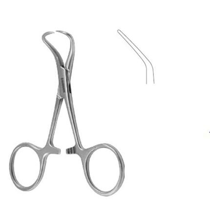 Backhaus Towel Clamp 9 cm stainless steel