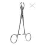Lane towel clamp 15.5 cm stainless steel.