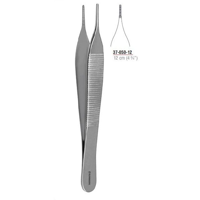 Adson Dressing Forcep 12 cm - 4 3/4" Stainless Steel