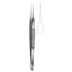 Micro Suturing Forcep With Platform 18.5 cm - 7 1/4" Tip Size 0.5 mm Stainless Steel