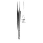 Micro Suturing Forcep With Platform 18 cm - 7" Tip Size 0.5 mm Stainless Steel