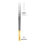 Diam-n-Dust™ Micro Suturing Forcep Straight - With Counter Balance 25 cm - 9 3/4" Stainless Steel