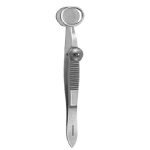 Francis Chalazion Forcep Oval Jaws 9.5 cm - 3 3/4" Jaw Size 14 x 11 mm Stainless Steel