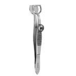 Wies Chalazion Forcep Grooved Upper Jaw 9.5 cm - 3 3/4" Stainless Steel